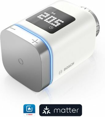Langaton patterin älytermostaatti Bosch Smart Home -älykotijärjestelmään,